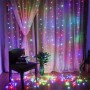 Rideau Lumineux Led Multicolore Digital Light Series, 8 modes d'éclairage, Facile à installer et à utiliser