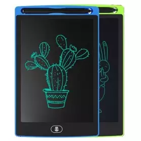 Lot de 2 Ardoises Tablette  graphique LCD pour enfants, 8.5pouces, écriture électronique magique, dessin couleur en vogue
