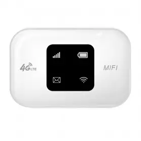 Routeur Wi-Fi de poche 4G LTE, universel, 3000 mAh, jusqu’à 10 utilisateurs simultanément