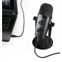 Microphone à condensateur USB professionnel, pour PC, téléphone, ordinateur de bureau, jeu, Podcast, enregistrement vocal