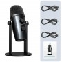 Microphone à condensateur USB professionnel, pour PC, téléphone, ordinateur de bureau, jeu, Podcast, enregistrement vocal