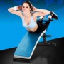 Banc de musculation multifonctionnel,100 kg, pliable pour les crunchs abdominaux, les sit-ups, les torsions, le développé couché