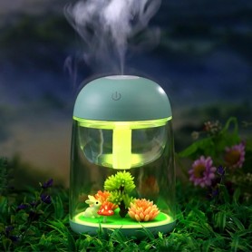 Diffuseur d'arome paysage d'air, micro LED, brume réglable, arrêt automatique, sans eau, pour la maison, le bureau, la voiture