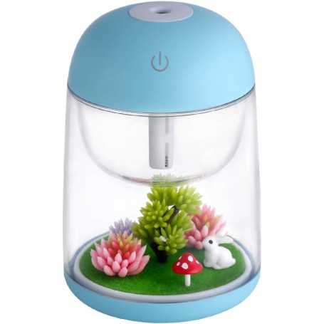 Humidificateur D'air Ultrasonique Portable Mince Avec Lumière Led,  Diffuseur De Brume Usb 260 Ml Avec Lumières Colorées Pour La Maison Et Le  Bureau, Mode en ligne