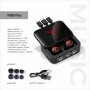 Ecouteurs sportif M88plus v5.2, TWS + Power Bank avec Réduction du bruit