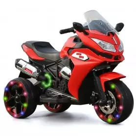 Moto électrique jouet pour enfant de 2 à 6 ans, moteur 390, solide et durable