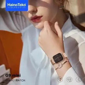 Haino Teko G9 Mini, LCD IPS,41 mm, Bluetooth 5.1, Suivie de santé, appels, messages idéal pour le sport