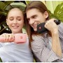 Microphone haut-parleur professionnel dynamique sans fil karaoké portable, Bluetooth, avec carte TF