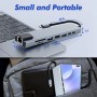 Adaptateur Hub USB C, 8 en 1, vers HDMI 4K, Ethernet RJ45, PD 87W, Port USB 3.0 et USB 2.0, Carte SD/TF, Type C