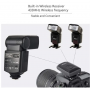 Flash photo professionnel Godox TT520 II, transmission sans fil, rapide, 3 modes de flash, 8 sorties variables, auto-protections