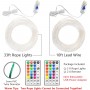 Lumière LED multicolore Rope Light - Éclairage Souple et Polyvalent pour une éclairage festives