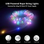Lumière LED multicolore Rope Light - Éclairage Souple et Polyvalent pour une éclairage festives
