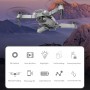 Drone E88 Pro, Quadricoptère Pliable avec Double Caméra 4K HD, Vol intelligent et stable