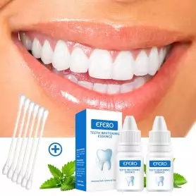 Essences de blanchiment des dents, EFERO, Gel de nettoyage d'hygiène buccale, soins dentaires, sourire parfait