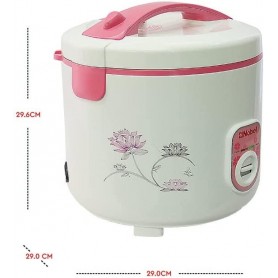 Cuiseur à Riz électrique JATA 2,8 Litres – 1000 W – Fonctions Cuisson Et Maintien Au Chaud – Réservoir Antiadhésif Amovible – Inclut Doseur Et Spatule