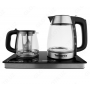 Théière électrique TELIONIX, 1,2 combiné bouilloire de 2,0 L , 360 Degrés, Interrupteur Marche/Arrêt , Indicateur Lumineux
