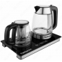 Théière électrique TELIONIX, 1,2 combiné bouilloire de 2,0 L , 360 Degrés, Interrupteur Marche/Arrêt , Indicateur Lumineux
