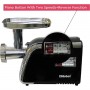 Hachoir à Viande Nobel Grinder Black NMG2500, 1800W en Aluminium, fonction réversible, - Performance et Solidité
