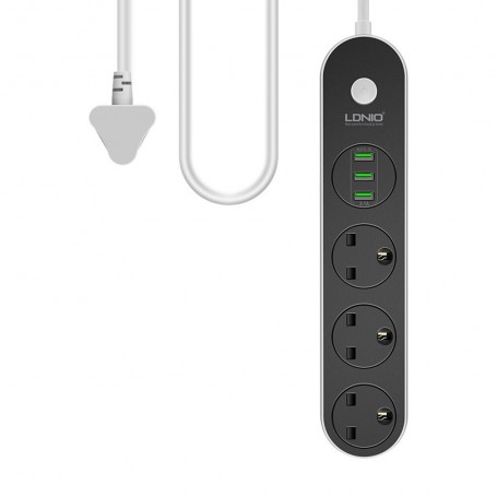 Multiprises électriques avec 3 ports USB électronique smart socket
