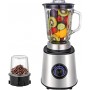 Mixeur SOKANY SK-150S, 3en1, 600W, Polyvalent, en acier inoxydable durable