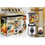 Mixeur SOKANY SK-150S, 3en1, 600W, Polyvalent, en acier inoxydable durable