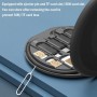 Kit de Câbles Multi-Adaptateurs USB C , 8en 1 avec Charge Rapide et Boîte de Rangement