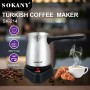 Cafetière électrique MARADO Turque en Acier inoxydable, 0.5L, 1500W, pour une préparation rapide de café, le thé