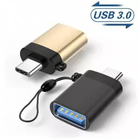 Adaptateur OTG USB-C vers USB 3.0, pour Smartphones, tablettes, disques durs, clés USB, etc