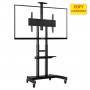 Support TV Chariot Mobile en Aluminium, NB AVA1800-70-1P -de 32" à 70" avec Support de Caméra et Étagère AV