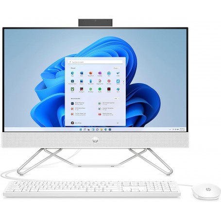Ordinateur Bureautique HP 24-cb0000ss 23,8’’, Tout-en-Un, 8Go RAM, 512 SSD, Core I5 (12è Génération) – Blanc