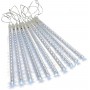 Jeux de lumière LED en Cascade blanc et bleu pour Noël, Illumination de fête, avec transformateur