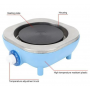 Mini réchaud café électrique, 500 W, 110 V, en acier inoxydable durable Portable, compact Puissant et efficace