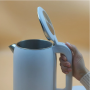 Bouilloire électrique Wooya,1.8 L, anti-brûlure à double paroi, en acier inoxydable