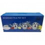 Pack de théière , 3pièces, Service à thé arabe, 18-10, en acier inoxydable, Polyvalent pour différentes cérémonies