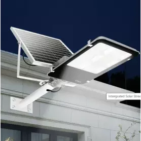 Lampadaire d’éclairage public solaire LED IP65, 600W, 2700 à 6500K, 18 heures d’autonomie