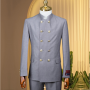 Costume Capitaine Marco Milano pour Homme - Gris, Élégance, Polyvalence