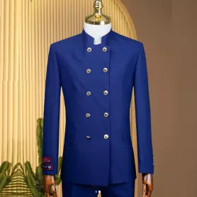 Costume Capitaine Marco Milano pour Homme - Bleu , Élégance, Polyvalence