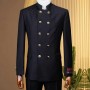 Costume Capitaine Marco Milano pour Homme - Noir , Élégance, Polyvalence