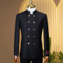 Costume Capitaine Marco Milano pour Homme - Noir , Élégance, Polyvalence