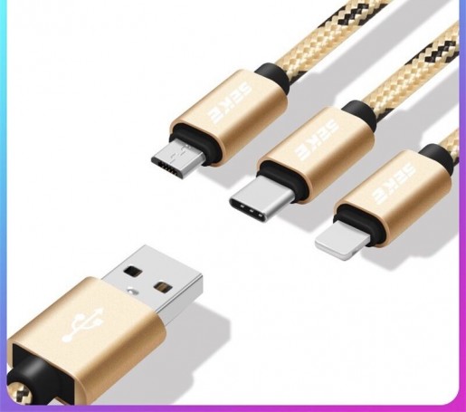 Cable Multi USB, 3 en 1 Universel Chargeur