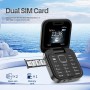 Mini Téléphone Portable à Rabat i16 Pro, 1.77 pouces 2 SIM, Radio FM, 1000mAh, Petit Affichage Pliable