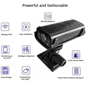 Mini Caméra de sécurité IP WiFi 1080p avec Vision nocturne Alarme de Détection de Mouvement