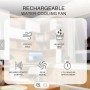 Humidificateur d’air Rechargeable Telionix TAC3401, 7.0 L, 12V, 4.5Ah AC/DC