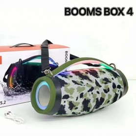 Haut-parleur Bluetooth Portable BoomBox 4 100W, Étanche  avec Lumière Colorée RVB