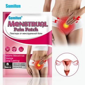 Patch Sumifun chauffant pour les douleurs menstruelles, 8 pièces,