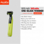 Rasoir tondeuse Decakila One Blade Trimmer KMHR018V, Lavable (IPX6)