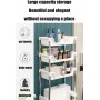 Étagère de Rangement pour Toilettes 3 couches, ajustable en Acier Inoxydable - Blanc