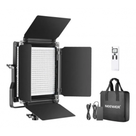 Projecteur de lumière 660 LED Pro 2.4G, Panel Éclairage LED Vidéo Améliorée, Bi-Couleur Variable