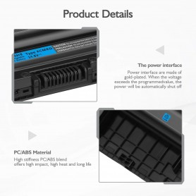 Batterie de Remplacement RayHom XCMRD 40Wh Compatible avec Dell Inspiron