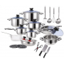 Ensemble 100 Pcs JINMEIQI de marmites et casseroles de Cuisine en acier inoxydable